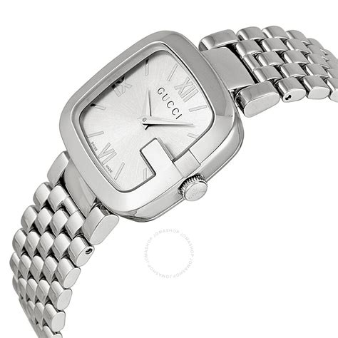 gucci watch ladies silver|stainless steel Gucci ladies watches.